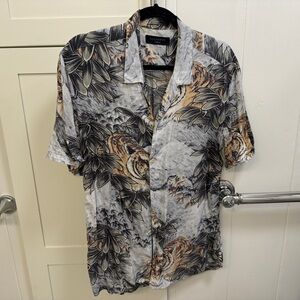 All saints Chokai Camp Collar Button Down